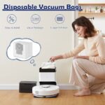 VIEWALL Pack of 10 Vacuum Cleaner Bags for Roborock Q5 Pro+/Q5+/S8 Pro Ultra/S8+/S7 MaxV Ultra/S7 Pro Ultra/ Q7 Max+/Q7+/Q8 Max+ Vacuum Cleaner Suction Station, High Capacity Vacuum Cleaner Dust Bags