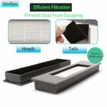 HANNEA® 15Pcs Replacement Accessories for Ecovacs Deebot N10 OZMO T8 T9 PRO T9 AIVI Robot Vacuum Deebot N10 Replacement Accessories