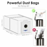 (15 Pack) N30 Omni Replacement Dust Bags Compatible With ECOVACS DEEBOT N30 Omni / N30 Pro Omni robot vacuum cleaner, Activated Carbon Filter layer, Disposable Bags, Vacuum Bag, Canister Bags