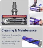 Replacement Brush Head for Dyson V7 V8 V10 V11 V15 SV10 SV11 SV12 SV14 Vacuum Cleaner Replacement Brush Head for Dyson Parquet Carpets