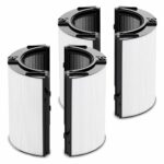 PINREK 2-Pack 2 in 1 H13 True HEPA Replacement Filter for Dyson TP04/06/07/09, HP04/06/07/09, PH03 Air Purifier & Fan – 360° Combi HEPA & Activated Carbon Pure Air for Dust Allergens Odors