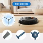 BUXEBUX 21 Pcs Replacement Parts Accessories for Eufy Robot Vacuum Omni C20 Robot Vacuum Cleaner Replacement Parts Kit 1 Roller Brush, 4 HEPA Filters, 4 Mop Pads, 6 Side Brushes, 6 Dust Bags