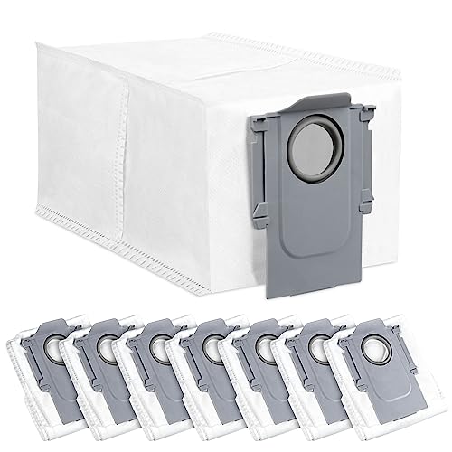 Alloytool Pack of 8 Vacuum Cleaner Bags Accessory Set for Roborock Q Revo/Qrevo Pro/Qrevo MaxV/Qrevo Curv / S8 MaxV Ultra / S8 Max Ultra Robot Suction Station, 2.7 L Large Capacity Vacuum Cleaner Bags