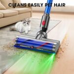 Vacuum Cleaner Replacement parts for Dyson V7 V8 V10 V11 V15 Direct Drive Head for Dyson Cordless Stick Vacuum Cleaners for hardwood floors 270° Torque Brush Head with LED Headlights