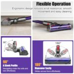 Odashen Direct Drive Cleaner Head Turbine Floor Tool for Dyson V7 V8 V10 V11 V15 Cyclone Cordless Vacuum Cleaner, Motorhead Cleaner Head Brush Turbine Tool, Replacement Part 967483-04