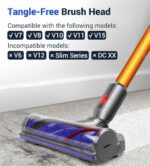 Replacement Brush Head for Dyson V7 V8 V10 V11 V15 SV10 SV11 SV12 SV14 Vacuum Cleaner Replacement Brush Head for Dyson Parquet Carpets