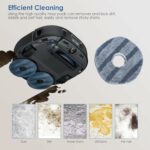 4 Dust Bags, 4 Mops, 4 HEPA Filters, 4 Side Brushes, Main Brush, For Eufy X10 Pro Omni Vacuum Cleaner Accessories, 17-Piece Set, and other accessories for X10 Pro Omni