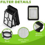 2554 2554A 2590 2593 2596 Replacement Parts for Bissell CrossWave Max and HydroSteam 35151 3515 35152 3513 3518, 3 Pack CrossWave Pet Brush Rolls 2788 and 3 Pack Filters 1866, Part 1618641 1608684
