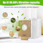 Chuancheng 12 Pack Dust Bags For ECOVACS T8 T8 AIVI DX93 Vacuum Cleaner Parts