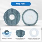 BUXEBUX 21 Pcs Replacement Parts Accessories for Eufy Robot Vacuum Omni C20 Robot Vacuum Cleaner Replacement Parts Kit 1 Roller Brush, 4 HEPA Filters, 4 Mop Pads, 6 Side Brushes, 6 Dust Bags
