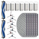 (23 Pack) N20 Plus Replacement Parts Compatible With ECOVACS DEEBOT N20 plus/ N20 Pro Plus Robotic Vacuum Cleaner, 2 Roller Brush, 8 Side Brushes, 7 HEPA Filters, 6 Mop Pads, Accessories Kit