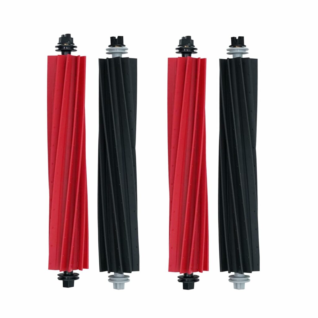 4pcs,Dual Main Brush Replacement, Roller Brushes Replacement Parts,fit for roborock S8, S8+, S8 Pro Ultra, Q8 max, Q8 max+, Q5 Pro, Q5 Pro+ Robot Vacuum Cleaner.