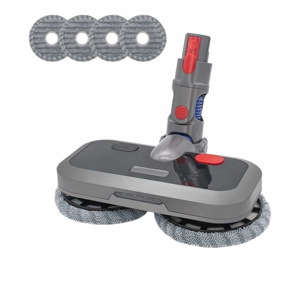 Excefore Wireless Vacuum Cleaner Wet Dry Mop Cleaning Head Floor Brush, Replacement Parts Electric Mop Head ，Compatible for Dyson V7 V8 V10 V11 V15