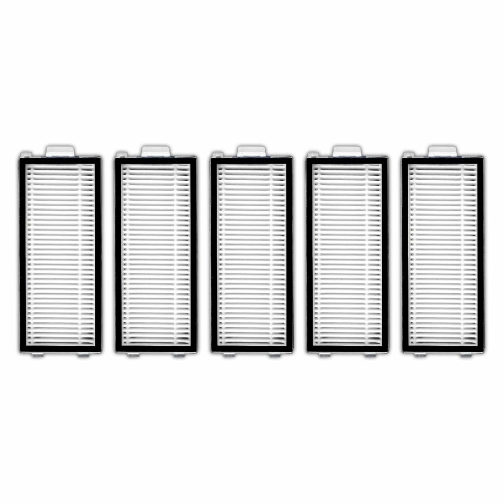 (5 Pack) Qrevo Master Replacement HEPA Filters Compatible with Roborock Qrevo Master/Qrevo Slim Robot Vacuum, Filter Kit, Filters Accessories Kit, Vacuum Filter, Upright Filters, Canister Filters