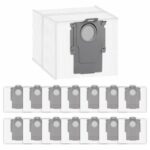 (15 Pack) Replacement Dust Bags Compatible With Roborock S8+/ S8 Pro Ultra/ Q8 Max Max+/ S7 MaxV Ultra/ Q5/ Q5+/ Q7/ Q7+/ Q7 Max/ Q7 Max+/ S7 Pro Ultra, Self-Empty Dock Disposable Bags, 3L Capacity