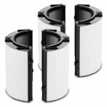 PINREK 2-Pack 2 in 1 H13 True HEPA Replacement Filter for Dyson TP04/06/07/09, HP04/06/07/09, PH03 Air Purifier & Fan – 360° Combi HEPA & Activated Carbon Pure Air for Dust Allergens Odors