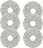 LONGYINGSM 6PCS Mop Pad Compatible with Dreame L10s Ultra/L10 Ultra Robot Vacuum Cleaner Parts Accessories,Washable Mopping Pads for Vacuum and Mop Cleaner