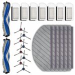 (23 Pack) N20 Plus Replacement Parts Compatible With ECOVACS DEEBOT N20 plus/ N20 Pro Plus Robotic Vacuum Cleaner, 2 Roller Brush, 8 Side Brushes, 7 HEPA Filters, 6 Mop Pads, Accessories Kit