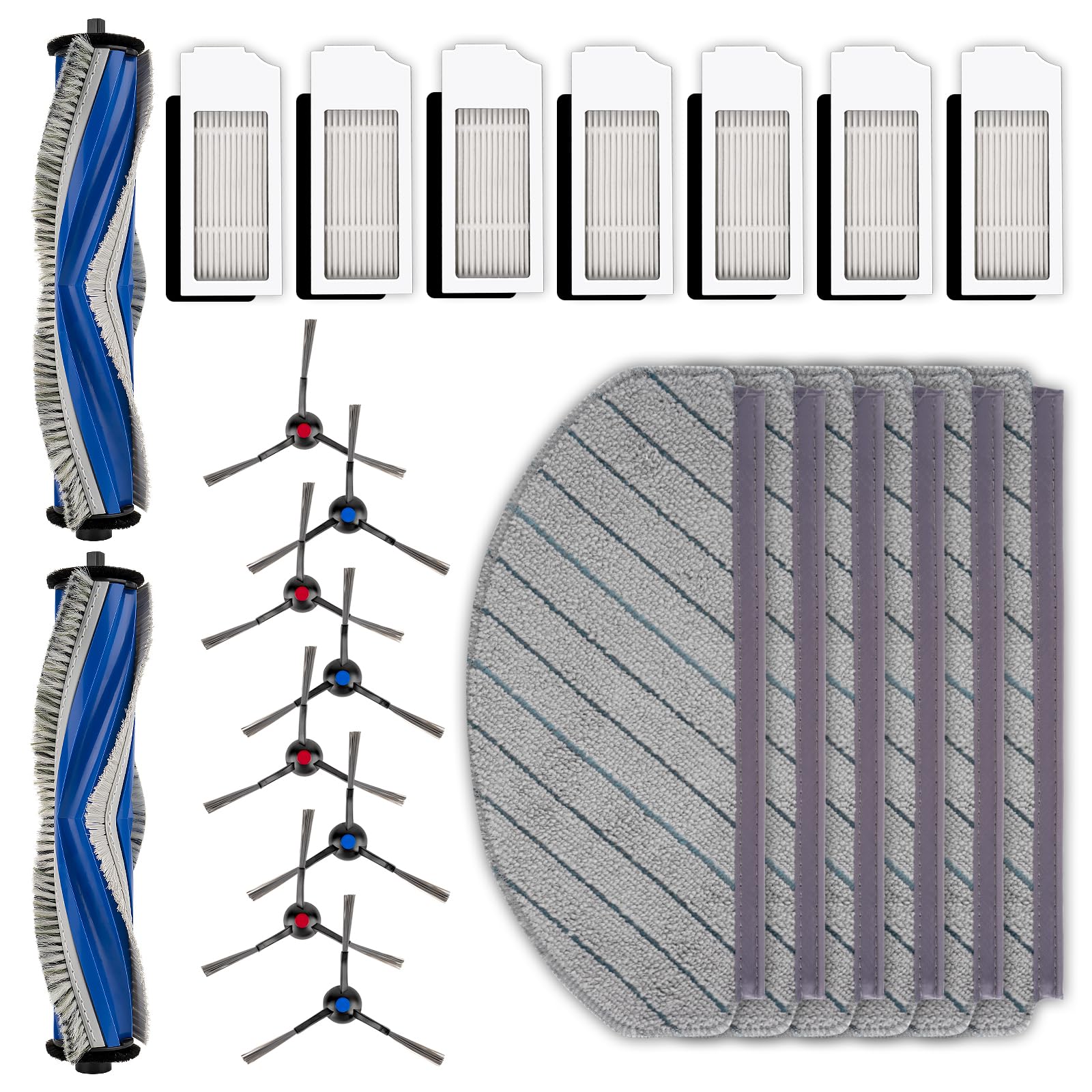 (23 Pack) N20 Plus Replacement Parts Compatible With ECOVACS DEEBOT N20 plus/ N20 Pro Plus Robotic Vacuum Cleaner, 2 Roller Brush, 8 Side Brushes, 7 HEPA Filters, 6 Mop Pads, Accessories Kit_68b7f93536236.jpeg (23 Pack) N20 Plus Replacement Parts Compatible With ECOVACS DEEBOT N20 plus/ N20 Pro Plus Robotic Vacuum Cleaner, 2 Roller Brush, 8 Side Brushes, 7 HEPA Filters, 6 Mop Pads, Accessories Kit