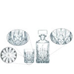 تنگ و لیوان ناخمن مدل Nachtmann Noblesse بسته 3 عددی - تصویر 3