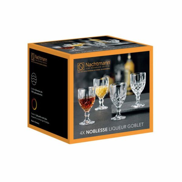 لیوان 4 پارچه ناخمن مدل Nachtmann Noblesse Liqueur Goblet - تصویر 7