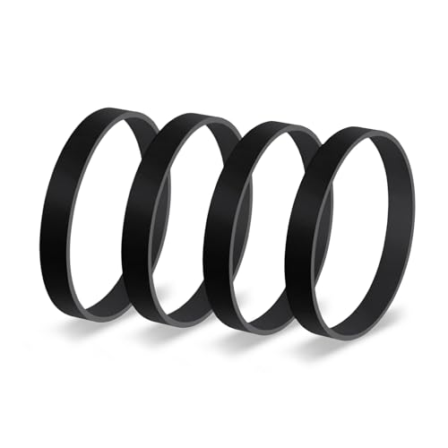 JEDELEOS Replacement Belts for Bissell 2910, 2987, 2806 PowerForce and TurboClean PowerBrush Lightweight Pet Carpet Cleaner, Flat Pump Belt Replace Parts 1606428 (Pack of 4)