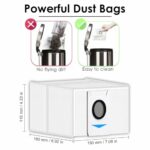 CHAIN PEAK (Pack of 10) T20 OMNI Replacement Vacuum Bags for ECOVACS DEEBOT X1 OMNI, X1 PRO OMNI, T20 OMNI, T10 OMNI, Robot Vacuum Filter Bags Compatible with DEEBOT X1 OMNI Auto-Empty Station