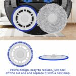 Mop Pad Plate Accessories for Ecovacs Deebot T30 Pro Omni/T30 Pro/T30 Max/T30S/T50/N30 PRO/N30 OMNI/ N30 PRO OMNI/Yeedi M12 Pro+ Vacuum Cleaner – Board Holder Replacement Part Attachment