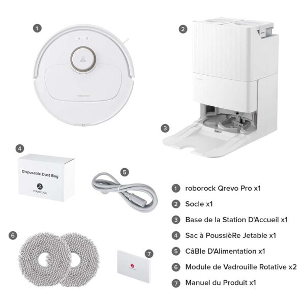 جارو رباتیک Roborock Qrevo pro - تصویر 3