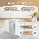 پاکت 12 عددی جارو رباتیک اکووکس مناسب مدل ECOVACS DEEBOT T50 Series,T50 PRO/T50 MAX/X8 PRO OMni (ارسال 10 الی 15 روز کاری)