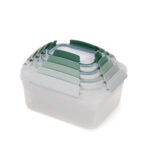 ظرف نگهدارنده جوزف جوزف مدل Nest Green بسته 5 عددی