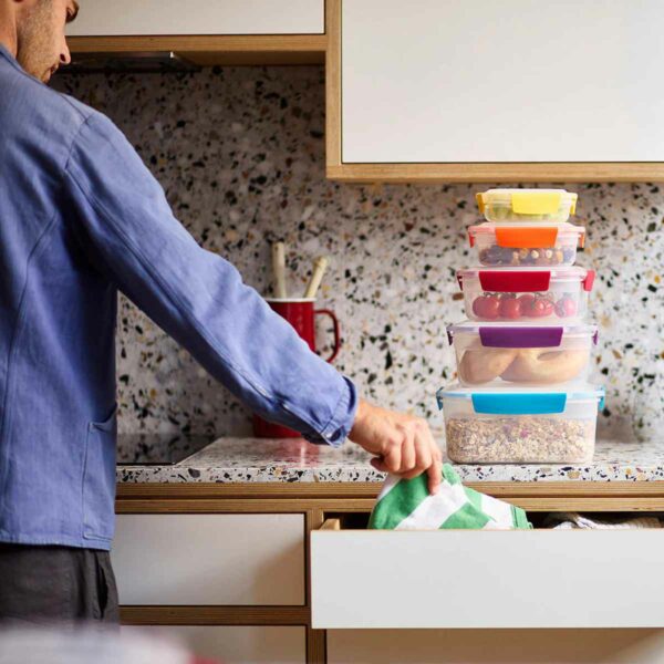 ظرف نگهدارنده جوزف جوزف مدل JOSEPH JOSEPH Nest Color  بسته 5 عددی - تصویر 2