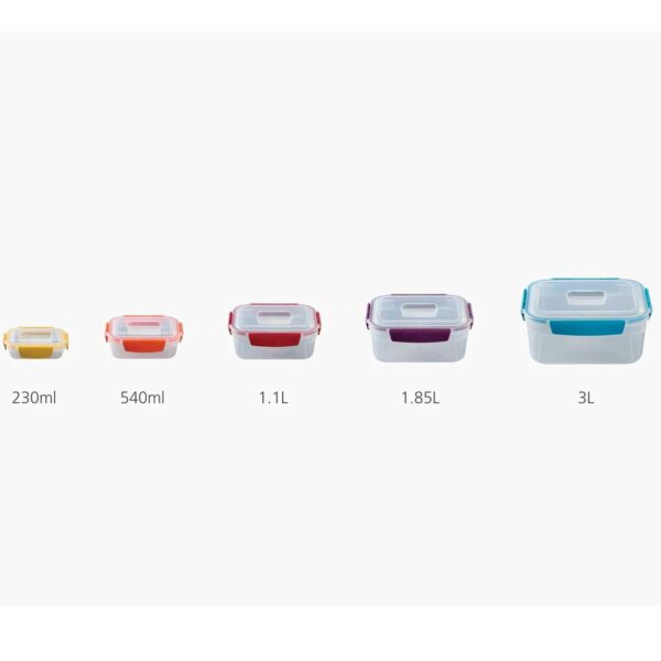 ظرف نگهدارنده جوزف جوزف مدل JOSEPH JOSEPH Nest Color  بسته 5 عددی - تصویر 10
