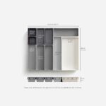 استند قاشق و چنگال 10 پارچه جوزف جوزف مدل JOSEPH JOSEPH Blox - تصویر 15