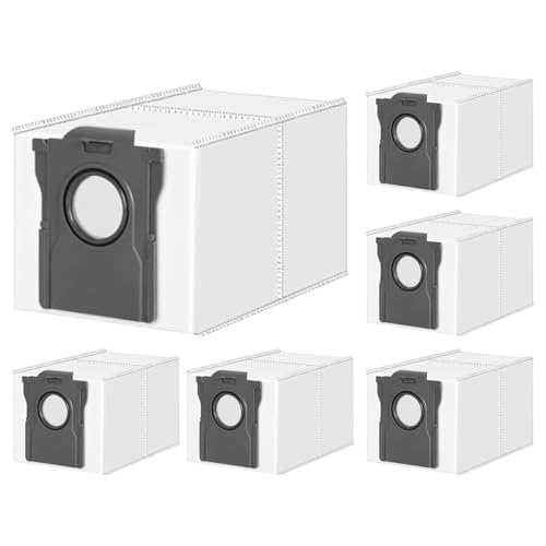 Robot Vacuum Cleaner Accessories for Dreame L10s Ultra Gen2, 6 Dust Bags for Dreame Aqua10 L40 X40 X50 X30 L20 L10s S20 Ultra, L50 L40s L10s Pro Ultra, X40 X50 Master, L10s Pro Gen 2 Spare
