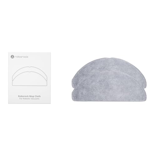 Roborock Microfiber Mop Cloths for Q7 TF, Q7 TF+ Robot Vacuum Cleaner, with Sonic Vibrations Modules, Mop Pad Replacement Accessories, 2 Pack
