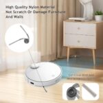 Replacement part accessory for Roborock QV 35A / QV 35S / QR 798 / QR 598 vacuum cleaner robot, 2 main brushes, 4 wipes, 4 dust bags, 4 filters, 4 side brushes