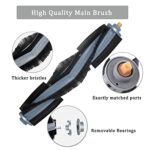Accessories for Ecovacs DEEBOT X1 Omni / X1 e Omni, Replacement Parts for Ecovacs Deebot X1 Turbo Vacuum Cleaner, 2 Main Brushes, 4 HEPA Filters, 6 Wipes, 8 Side Brushes, 2 Cleaning Brushes