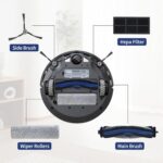 15 Piece Accessory Set for ECOVACS DEEBOT X8 Omni/X8 Pro Omni, Includes 1 Main Brush, 4 Dust Bags, 4 Filters, 4 Side Brush Heads and 2 Wheels