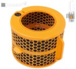 1 Pack 2-IN-1 Dyson Air Purifier Filter Replacement, Orange Carbon Fiber Air Humidifier Filter Replacement for Dyson Air Purifier Humidifier PH01 PH02 PH03 PH04 PH3A
