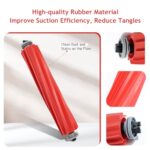 Replacement part accessory for Roborock QV 35A / QV 35S / QR 798 / QR 598 vacuum cleaner robot, 2 main brushes, 4 wipes, 4 dust bags, 4 filters, 4 side brushes