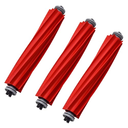 Pack of 3 Main Brush Accessories for Roborock Q Revo S7 S7 Plus S7 MaxV S7 MaxV Plus S7 MaxV Ultra Q7 Q7 Max Q7 Max Plus Q7 Maxv Q7 Maxv Ultra Robot Vacuum Cleaner