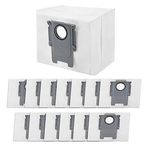 14 Vacuum Cleaner Bags for Roborock S7 MaxV Ultra/Q7 Max+/Q7+/Q7+/T8/Q5 Dust Bags for Roborock Q7 Vacuum Cleaner, Vacuum Cleaner Bags