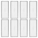 Pack of 8 Filter Accessories for Roborock S7 / S7 Maxv / S7 Maxv Ultra / S7 Max Ultra / S7 Pro Ultra / S8 / S8+ / S8 Pro Ultra Robot Vacuum Cleaner, HEPA Filter Replacement Parts
