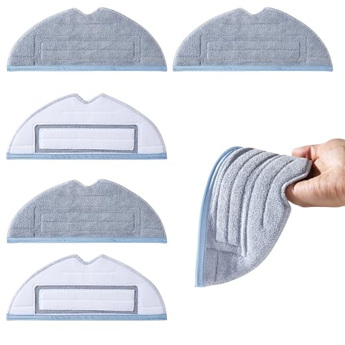 Pack of 8 Wipes for Roborock S8/S7/S7 MaxV Ultra/S7 MaxV Plus/S7 MaxV/S7 Max Ultra/S7 Pro Ultra/T7 Special Cleaning Cloth, Microfibre Washing Mop