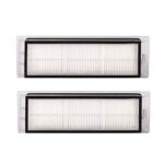 Pack of 5 Replacement Parts for Xiaomi Mi Robot 1/2/Mijia, Accessories for Xiaomi Roborock S50 S51, 1 Main Brush, 2 Side Brushes, 2 HEPA Filters