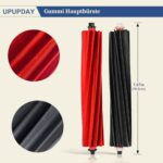 Main Brush Accessories for Roborock S8 MaxV Ultra/S8 Max Ultra/Qrevo Master/Qrevo Slim, Rubber Main Brush Replacement for Roborock S8 MaxV Ultra/S8 Max Ultra