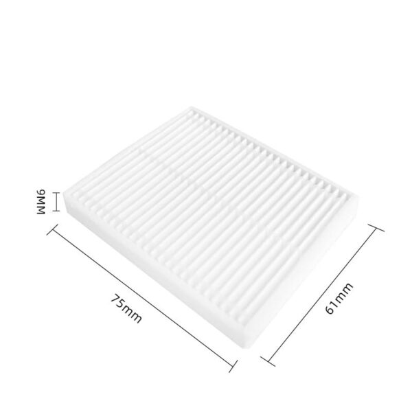 INF Replacement Parts Accessories for Xiaomi E10/B112/E12 Robot Vacuum Cleaner, Washable Accessories, 2 x Head Brushes, 4 x Side Brushes, 2 x HEPA Filters, 4 x Wipes