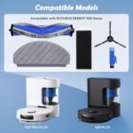 N20 Accessories Replacement Compatible with Ecovacs Deebot N20, N20 Plus, N20 Pro Plus Robot Vacuum Cleaner, 1 Main Brush, 4 Filters, 4 Side Brushes, 4 Mop Wipes, 1 Cleaning Brush