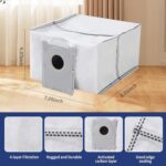15 Piece Accessory Set for ECOVACS DEEBOT X8 Omni/X8 Pro Omni, Includes 1 Main Brush, 4 Dust Bags, 4 Filters, 4 Side Brush Heads and 2 Wheels